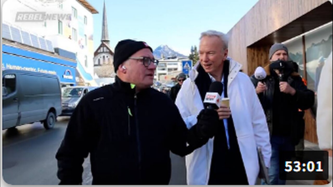 EXCLUSIVE: Google Founder Eric Schmidt Flips Out When Confronted By Rebel News Leader Ezra Levant!