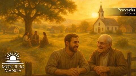 Morning Manna - September 10, 2025 - Proverbs 11:12-16 - The Wisdom of Grace, Counsel, and Restraint