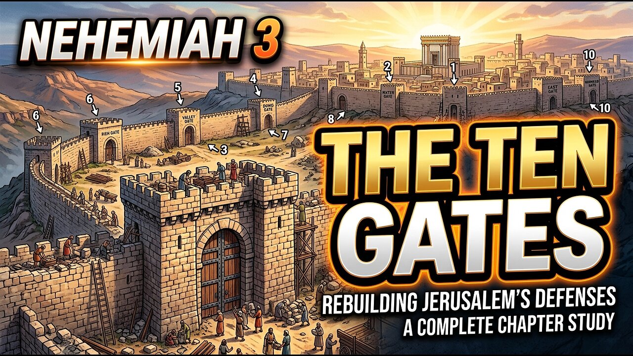 Nehemiah 3: The Ten Gates | Pastor Anderson