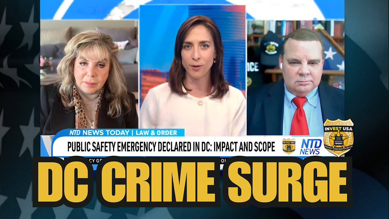NTD News: Michael Letts on DC Crime Emergency, Youth Violence Surge & President’s Crackdown