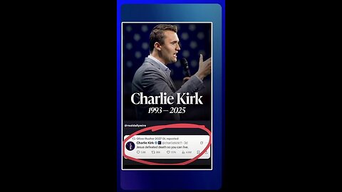 Charlie Kirk’s Testimony Never Changed 