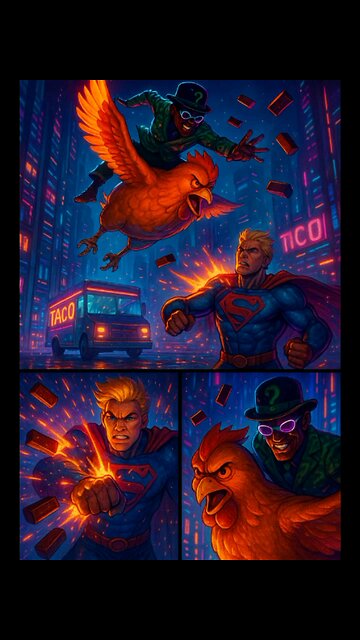 Strawman vs Diddler & The Orange Chicken Nuggets 2025 TACO 🌮 Truck special. Trump's faves..