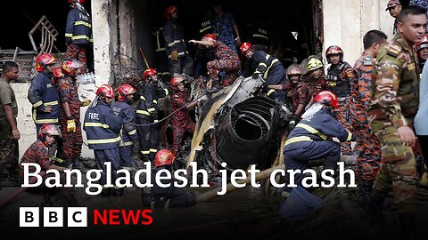 At least 19 dead after air force jet crashes into Bangladesh school _ BBC News