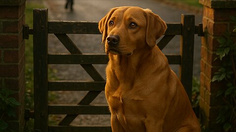 She Waited at the Gate… But He Never Came Back 💔 | A Dog’s Final Goodbye