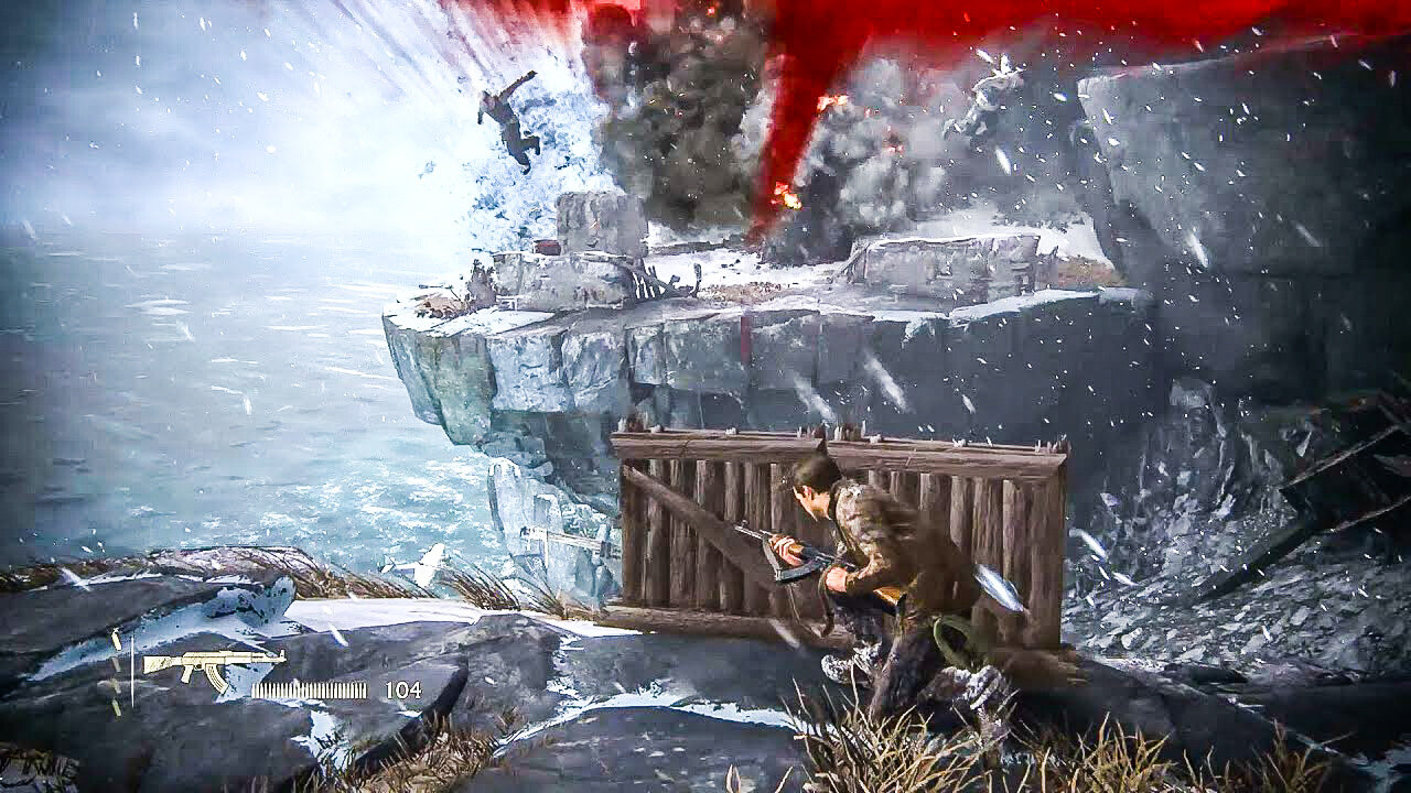 UnCharted4 Hard Mode - Escape Fight PC #gaming#uncharted4#gameplay