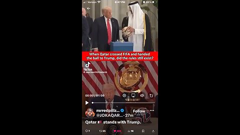 Qatar 🇶🇦 stands with Trump.