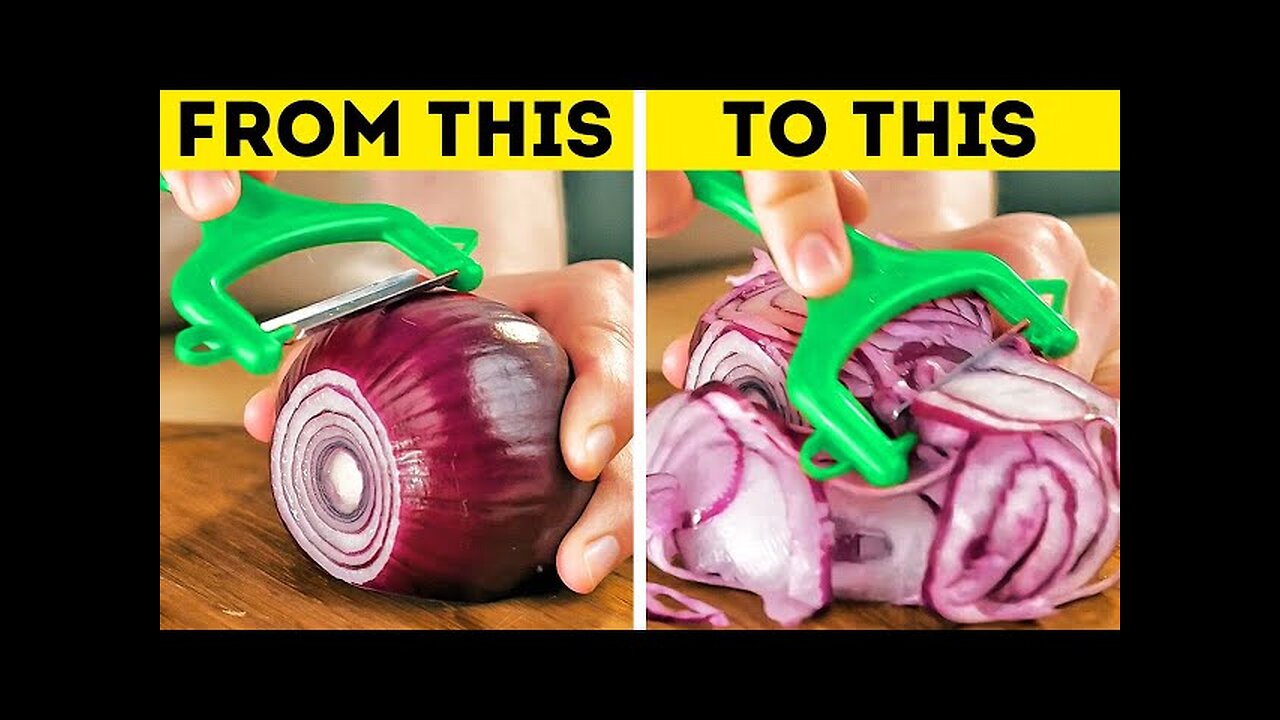 How to Peel and Slice Fruits and Vegetables 🍅🧅🔪