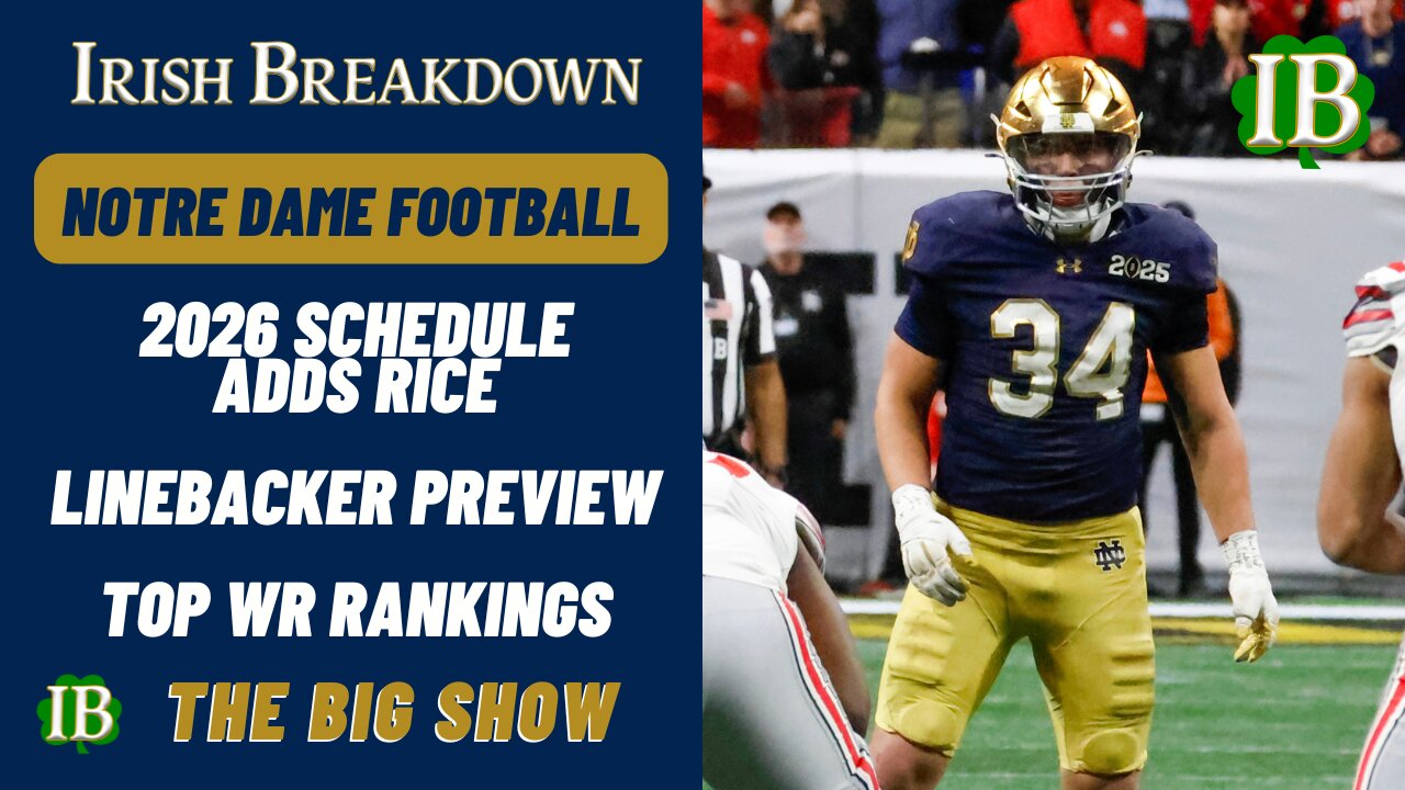Notre Dame 2025 Linebacker Preview - Ranking The Top WR In College Football