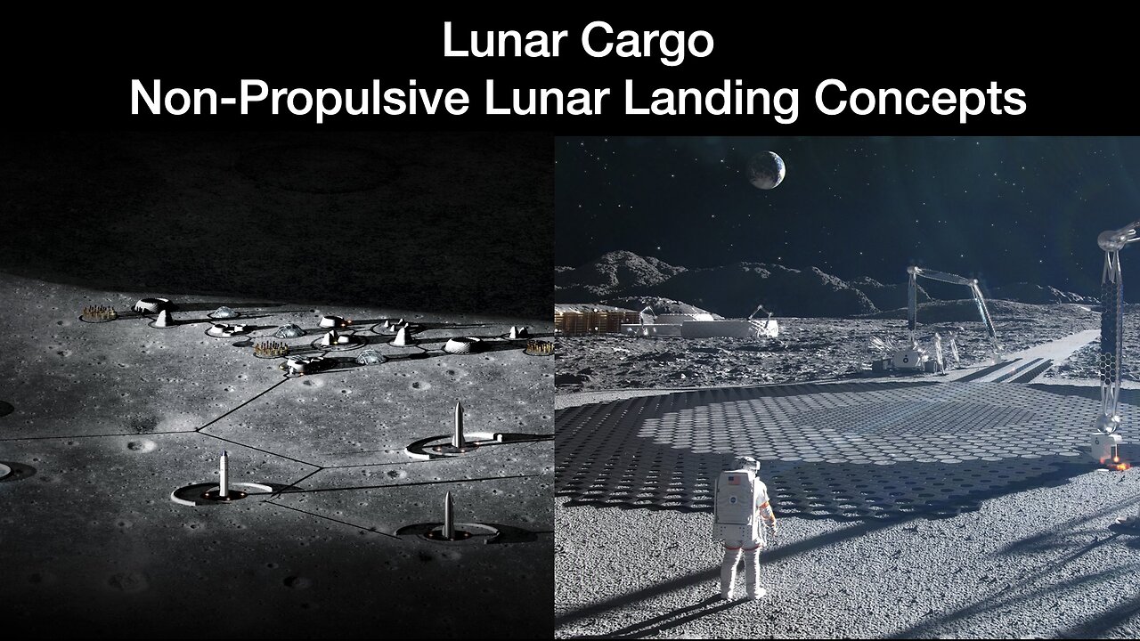 Lunar Cargo: Non-Propulsive Lunar Landing Concepts