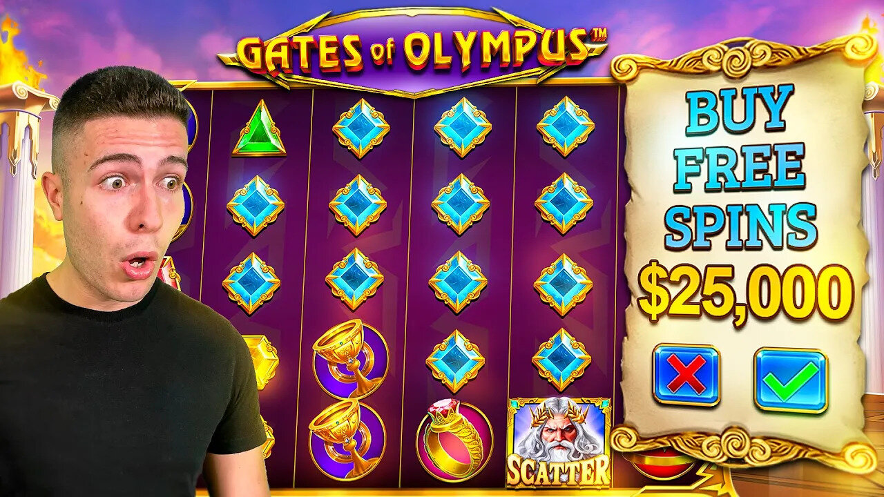 $25,000 BONUS BUY ON GATES OF OLYMPUS ⚡ $250 HIGHROLL SPINS