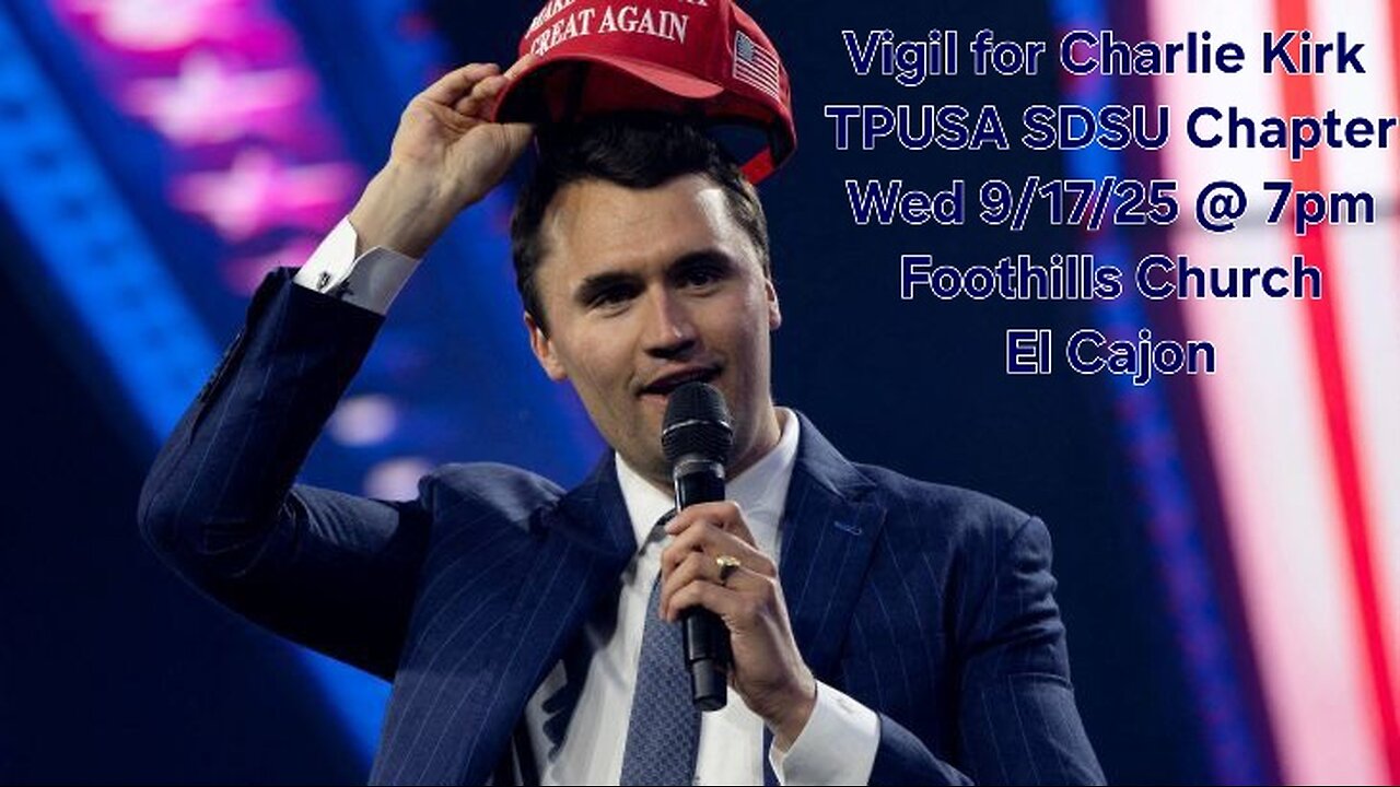 Eye of the STORM LIVE-> Charlie Kirk Vigil Foothills Church