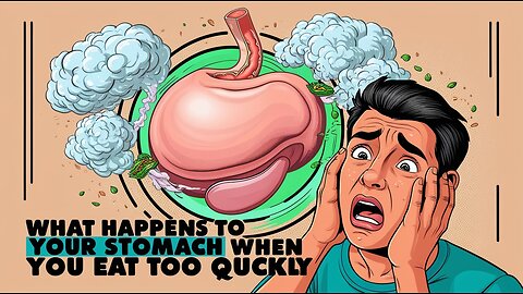 What Happens to Your Stomach When You Eat Too Fast 🤯🍽️ (Shocking Truth)
