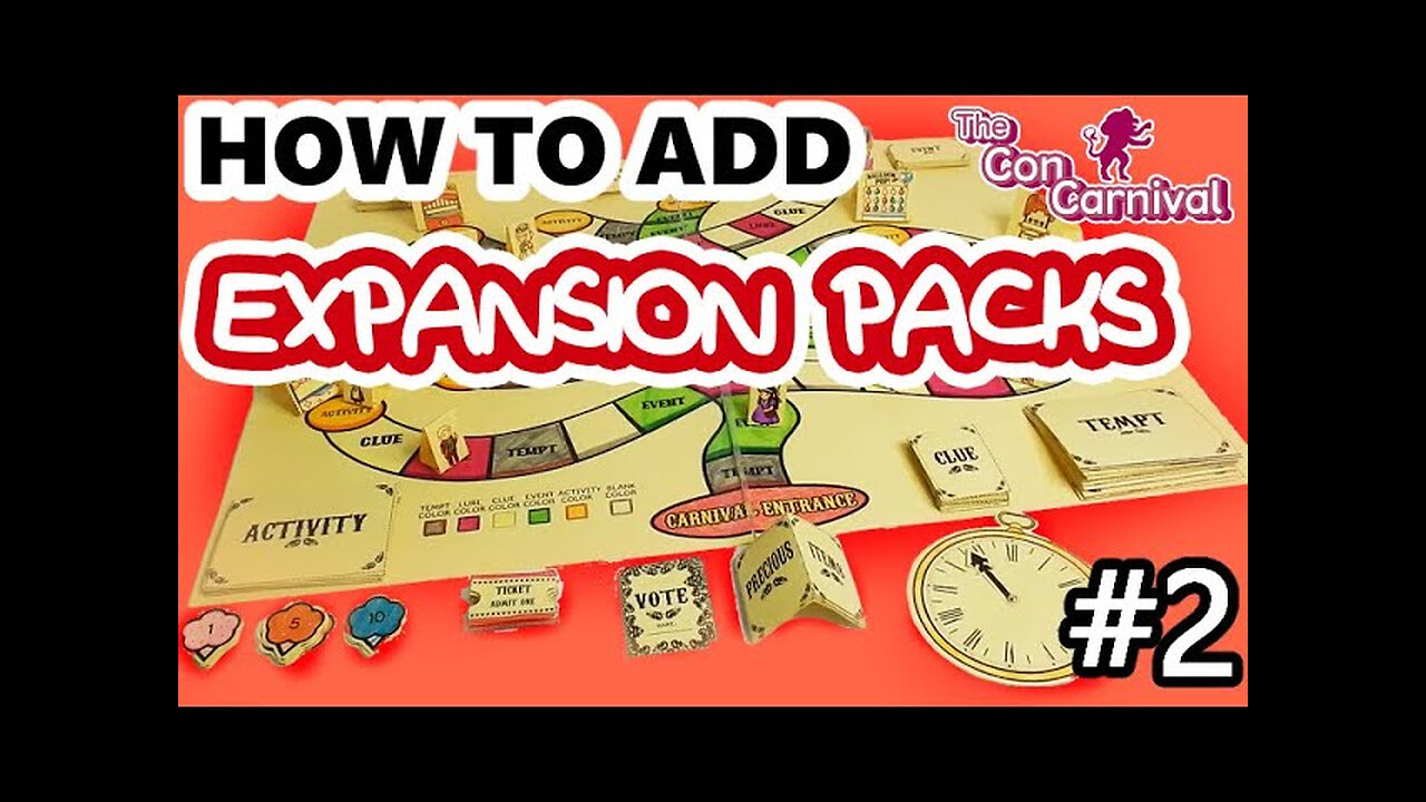 The Mini Con-Carnival Expansion Packs #2-7 | PRINT & PLAY BOARD GAME |
