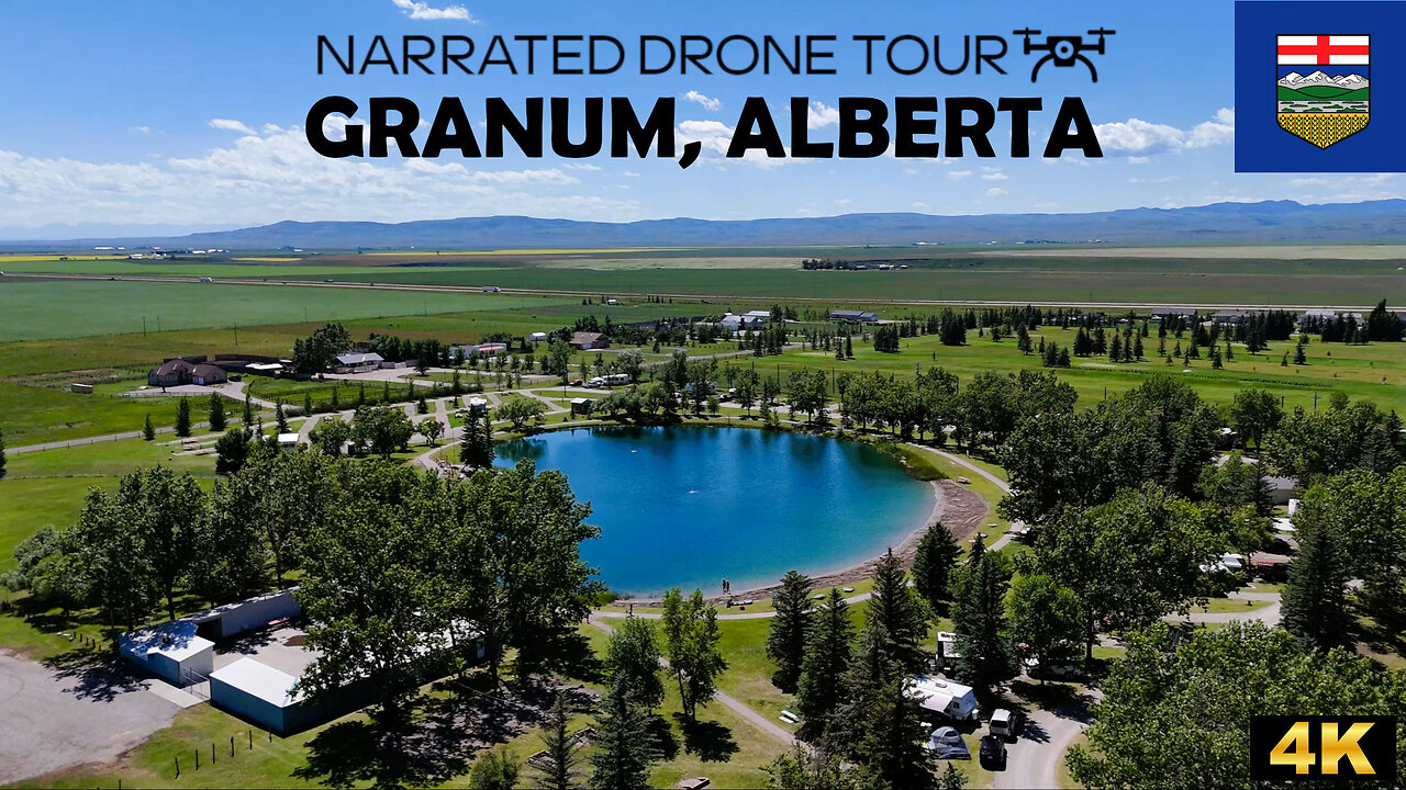 🌾 Granum, Alberta 🚁 4K Drone