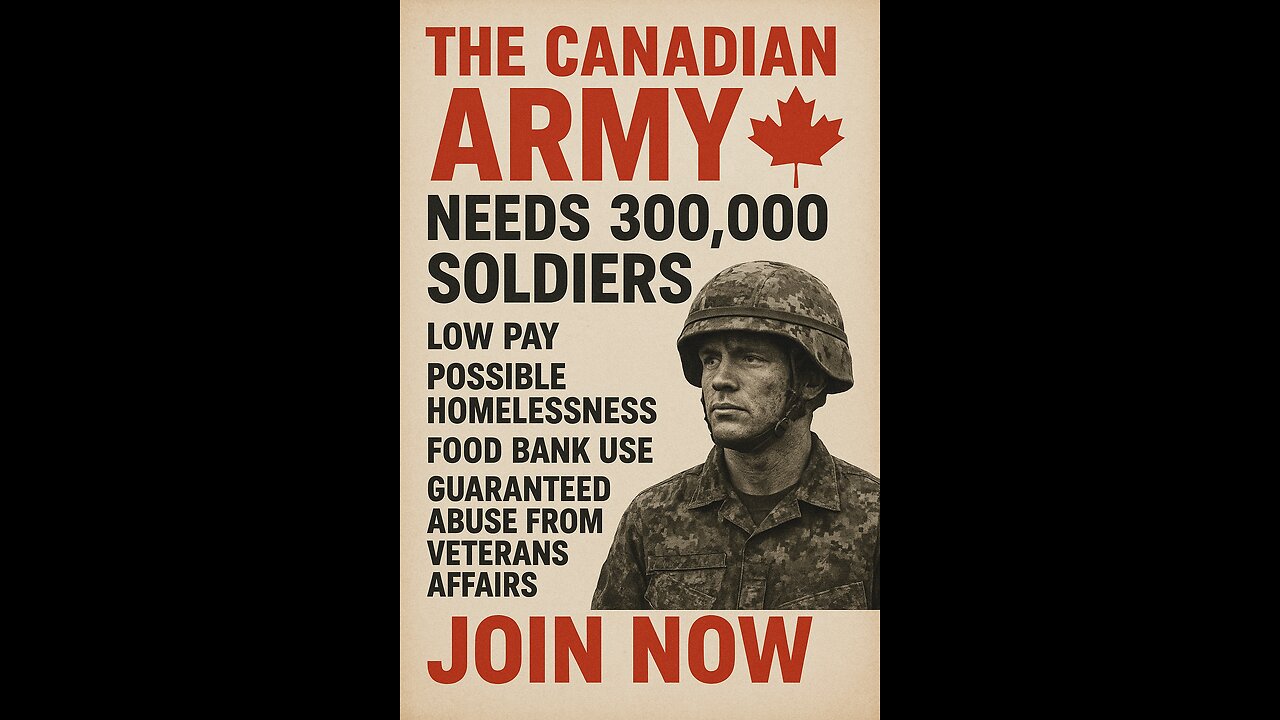 🍁 587 - CANADA'S NEW ARMY (FROM WISH.COM)