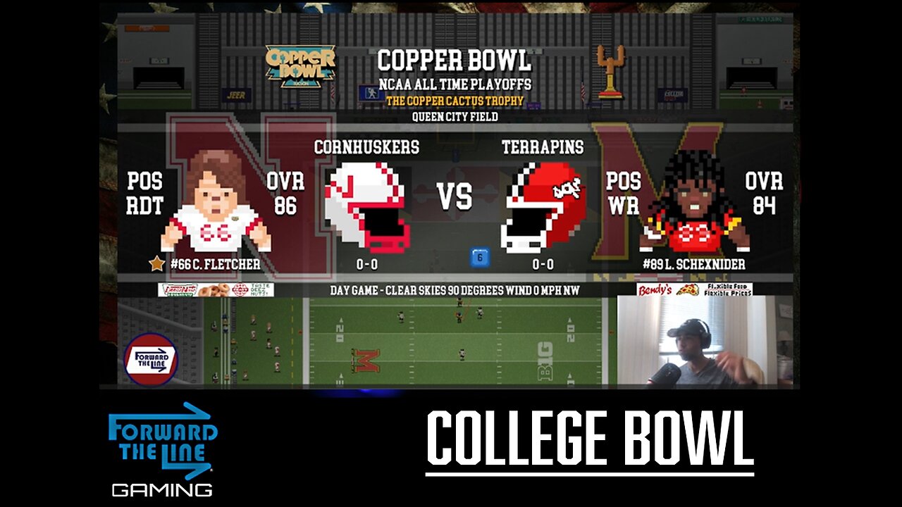 COLLEGE BOWL Maryland Terps vs Nebraska - The Copper Bowl | Forward the Line Gaming