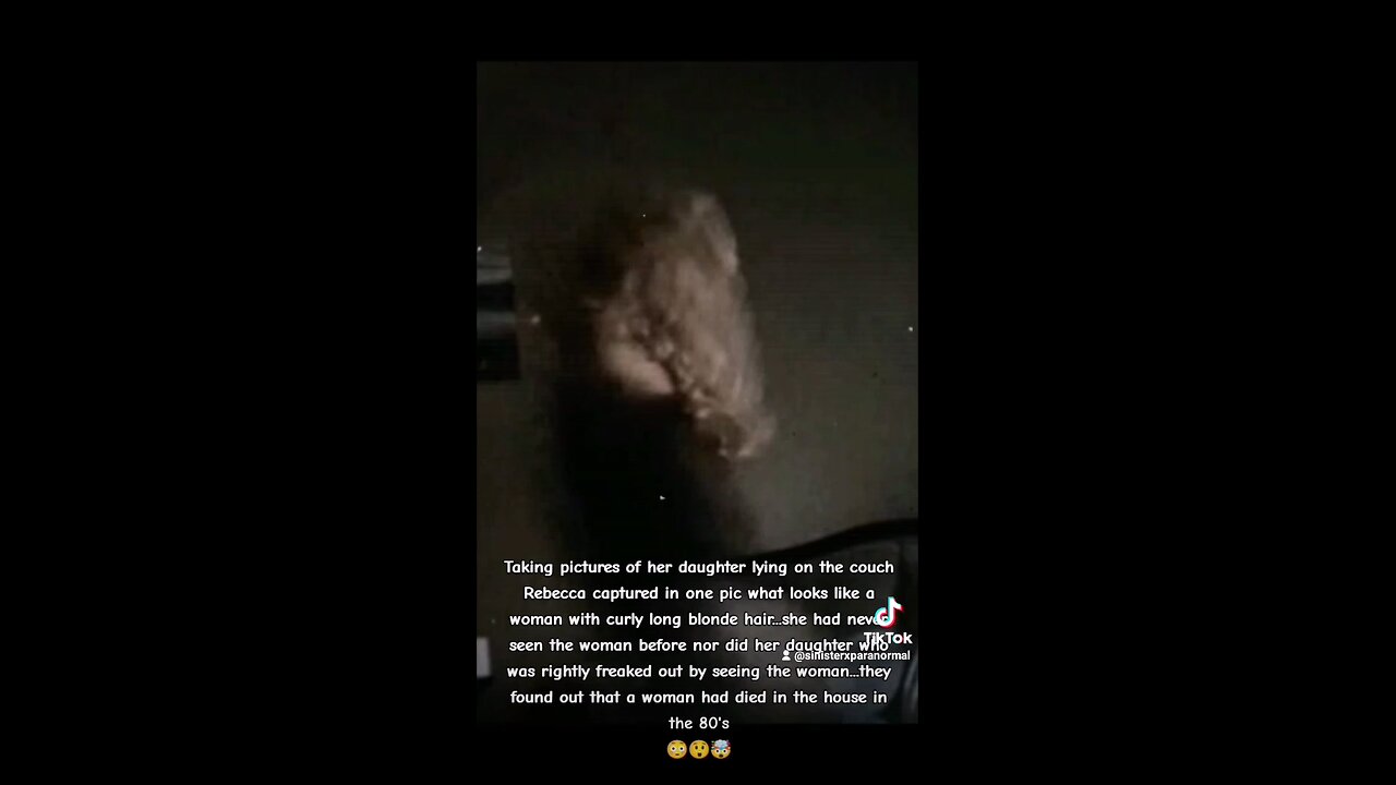 Ghost lady captured in picture