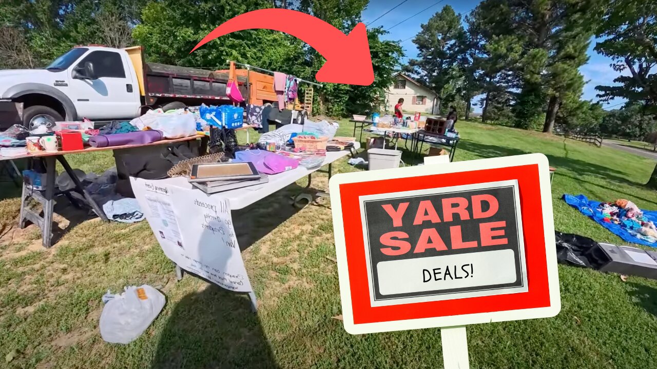 I Hit The JACKPOT At This Yard Sale!