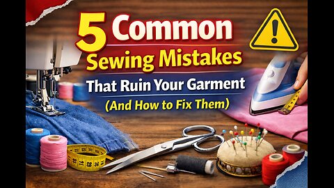 5 Common Sewing Mistakes That Ruin Your Garment (And How to Fix Them)