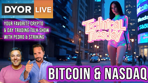 Day Trading Bitcoin and Nasdaq with Pedro. Learn to PROFIT!