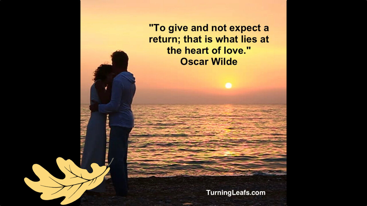 To give and not ...