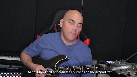 #088 A Minor Shaped Bar B Minor Chord. Quick Tips For Beginners.