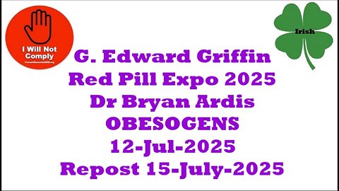 Dr Bryan Ardis They'e Putting Chemicals in Our Food & Meds to Make Us Fat Red Pill Expo 12-Jul-2025