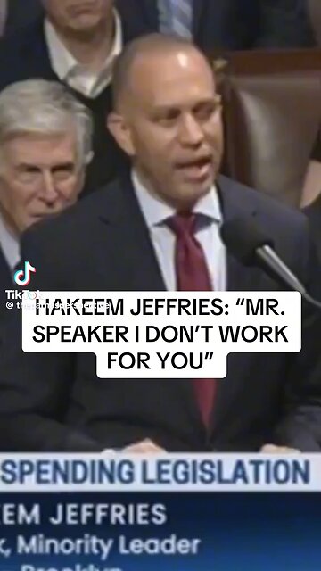 Congressman -"I don't work for YOU sir..."