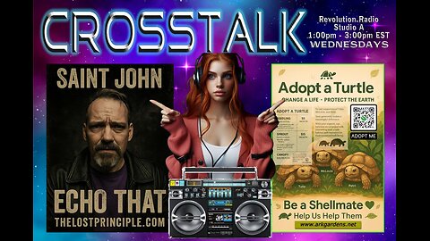 CrossTalk! Ep. 40 Heath, Healthy Spiritual Outlooks and Turtles! with St John Penuel Chidester III