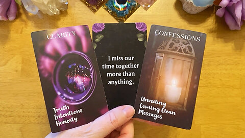 SOMEONE WANTS TO HAVE A PRIVATE CONVERSATION AND ADMIT EVERYTHING 💜 (COLLECTIVE LOVE TAROT READING)