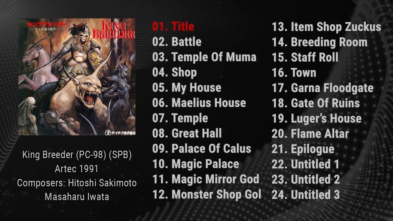 King Breeder (PC-98) (SPB) Soundtrack