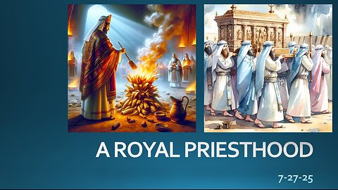 A ROYAL PRIESTHOOD: LEARN HOW BEING CHOSEN EQUIPS YOU FOR TODAY'S CHALLENGES.