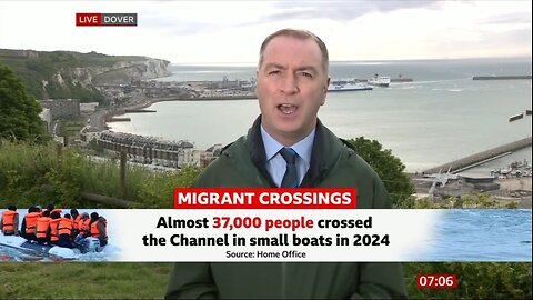 Almost 37,000 people crossed the Channel in small boats in 2024