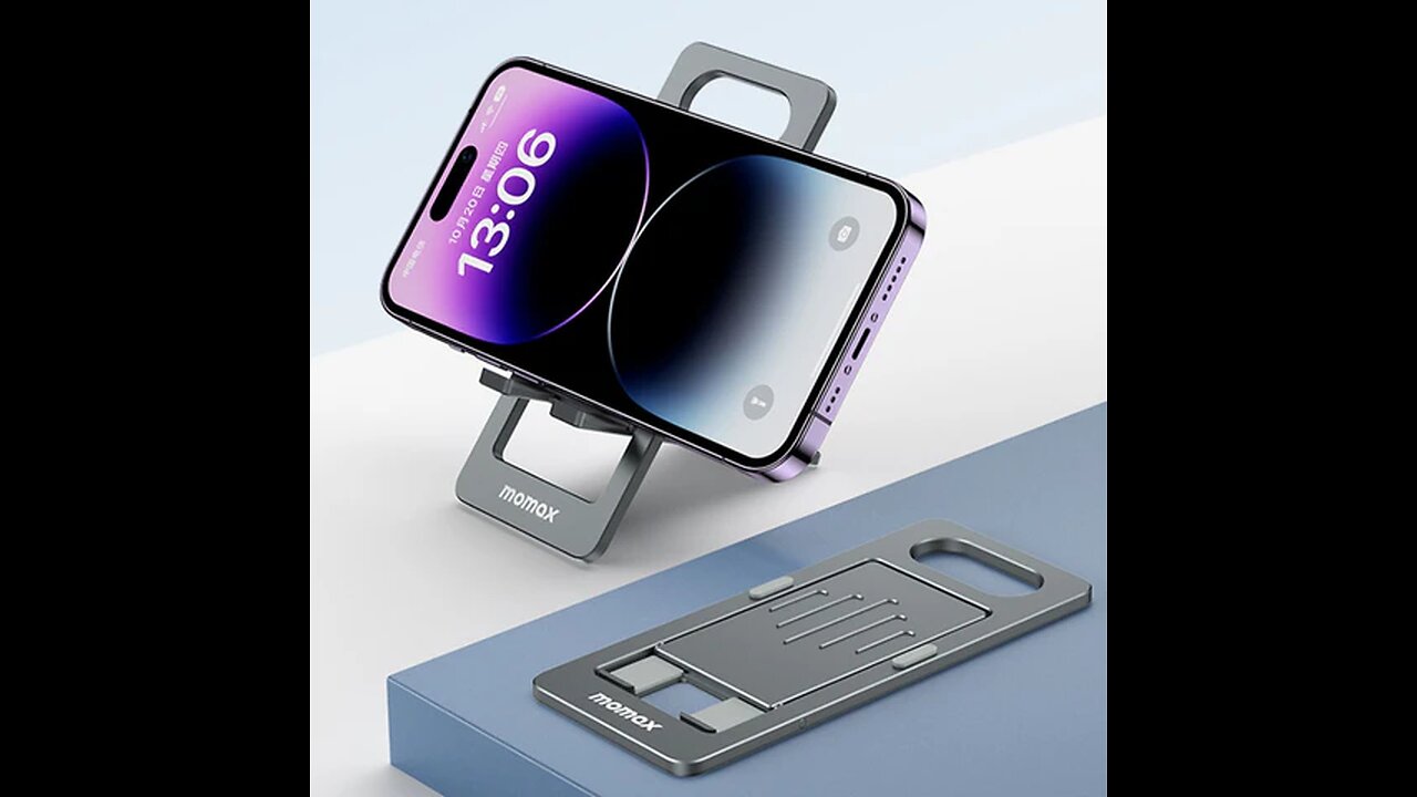 Universal Aluminum Alloy Portable Compact Foldable Mobile Phone Holder