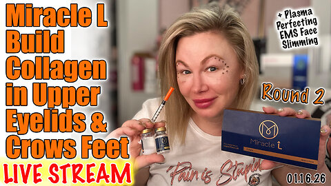 Live Miracle L Build Collagen in Upper Eye Lid & Crows Feet, round 2! AceCosm code Jessica10 Saves