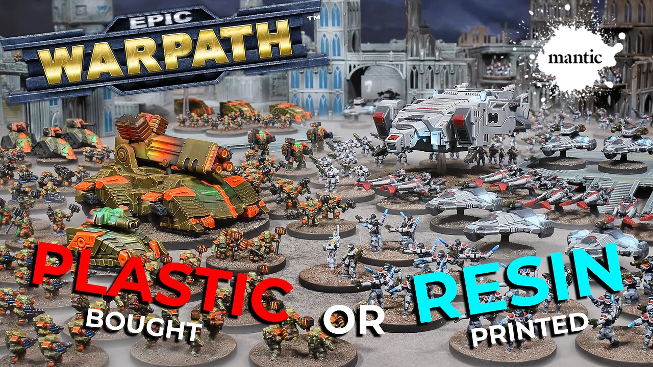 Mantic's NEW Game, Epic Warpath, and 3D Printing?