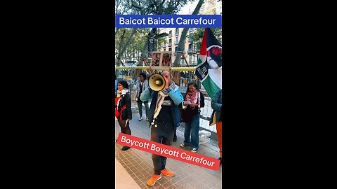 Carrefour Boycott #Boycott #Carrefour #Barcelona Catalonia España solidarity with Faleestina #fyp