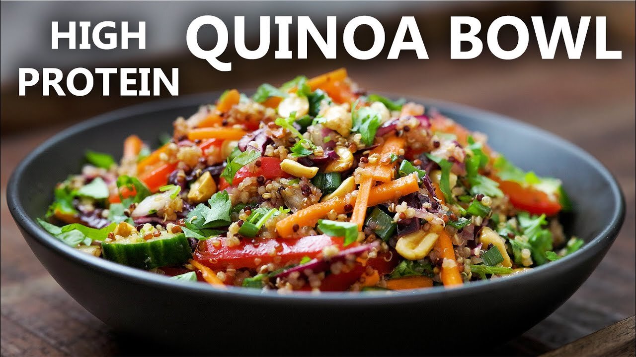Wholesome Quinoa Nourish Bowl рџґ Asian Dressing High Protein