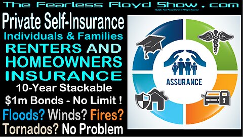 Private Renters/Homeowners Insurance: Floods, Fire, Wind, Hail - No Problem