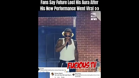They saying future lost his aura with this performance 👀👀