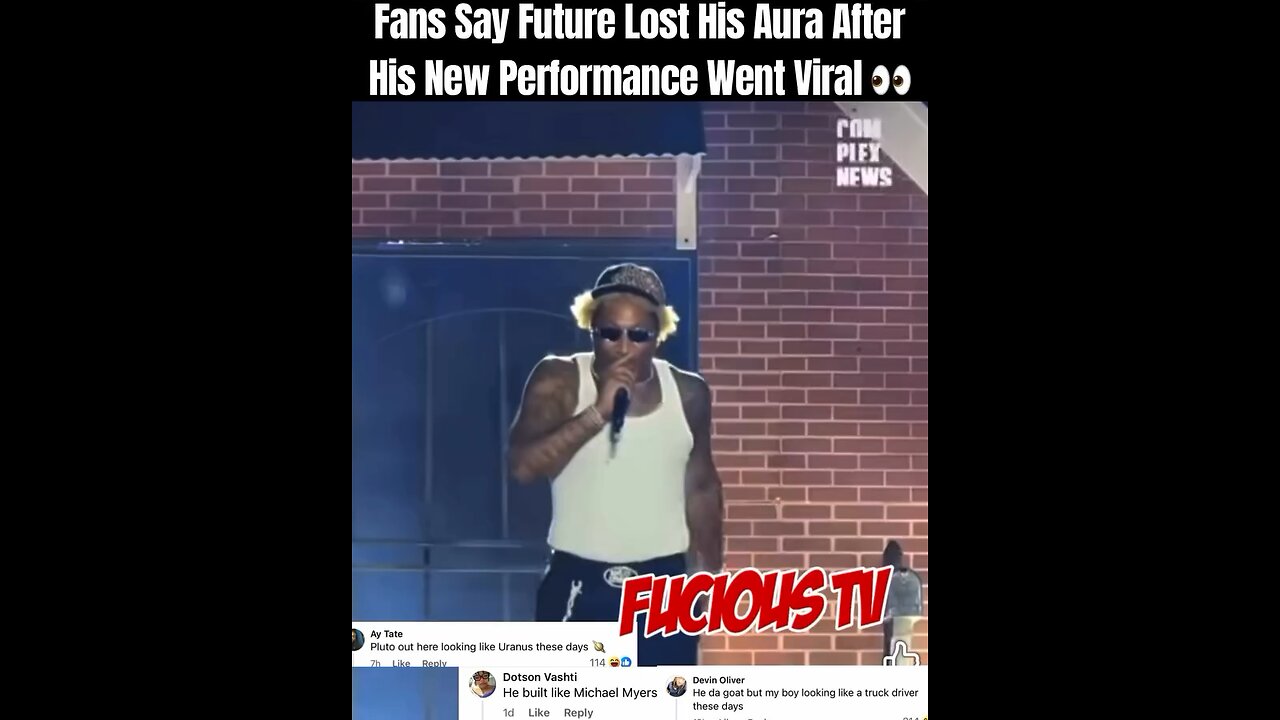 They saying future lost his aura with this performance 👀👀