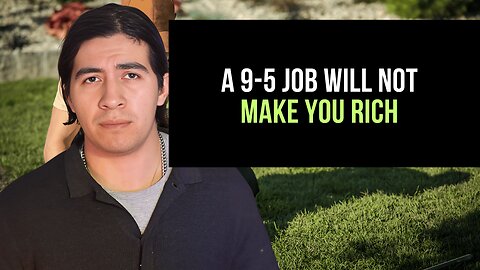 Working a 9-5 job will not make you rich. #money #wealth #finance #reels #shorts