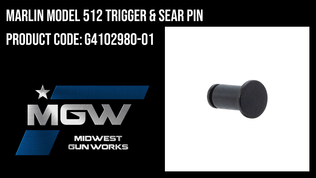 Marlin Model 512 Trigger & Sear Pin - G4102980-01