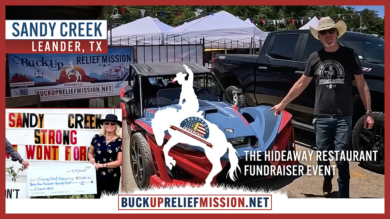 The $34,098 Hideaway Fundraiser - Sandy Creek TX Flood Victims