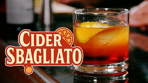 Cider Sbagliato – A Holiday Campari Cocktail with Hard Cider