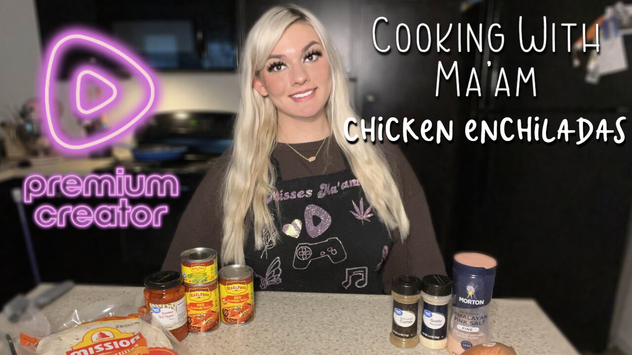 Chicken Enchiladas :: Cooking With Ma'am 💚 ✨