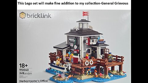 Unboxing & Building Lego 910040 Harbormaster's Office-Part 1