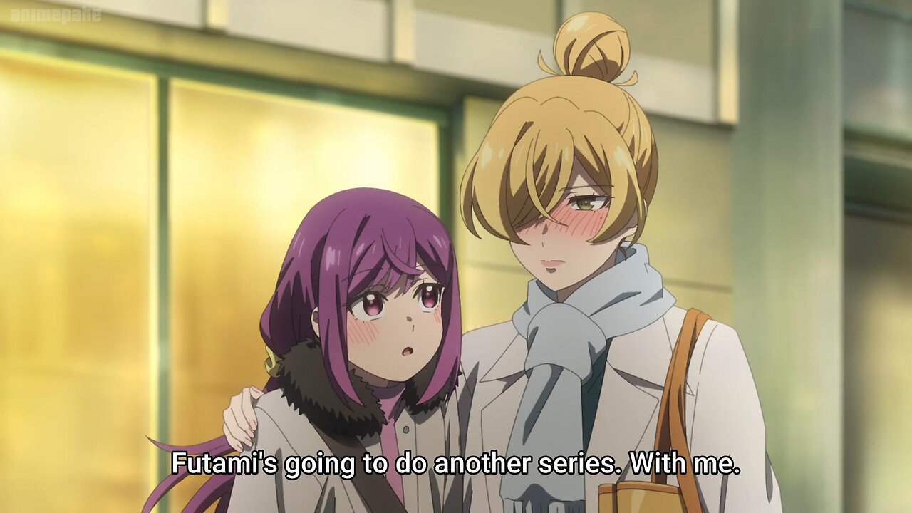 kaede is marking her territory | A Mangaka's Weirdly Wonderful Workplace