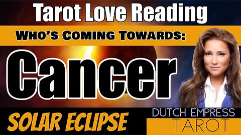 CANCER ♋️ A STRONG CONNECTION !💕Tarot Love Reading | Solar Eclipse 🌒