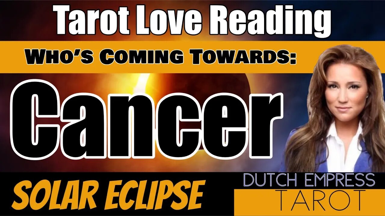 CANCER โ๏ธ A STRONG CONNECTION !๐Tarot Love Reading | Solar Eclipse ๐